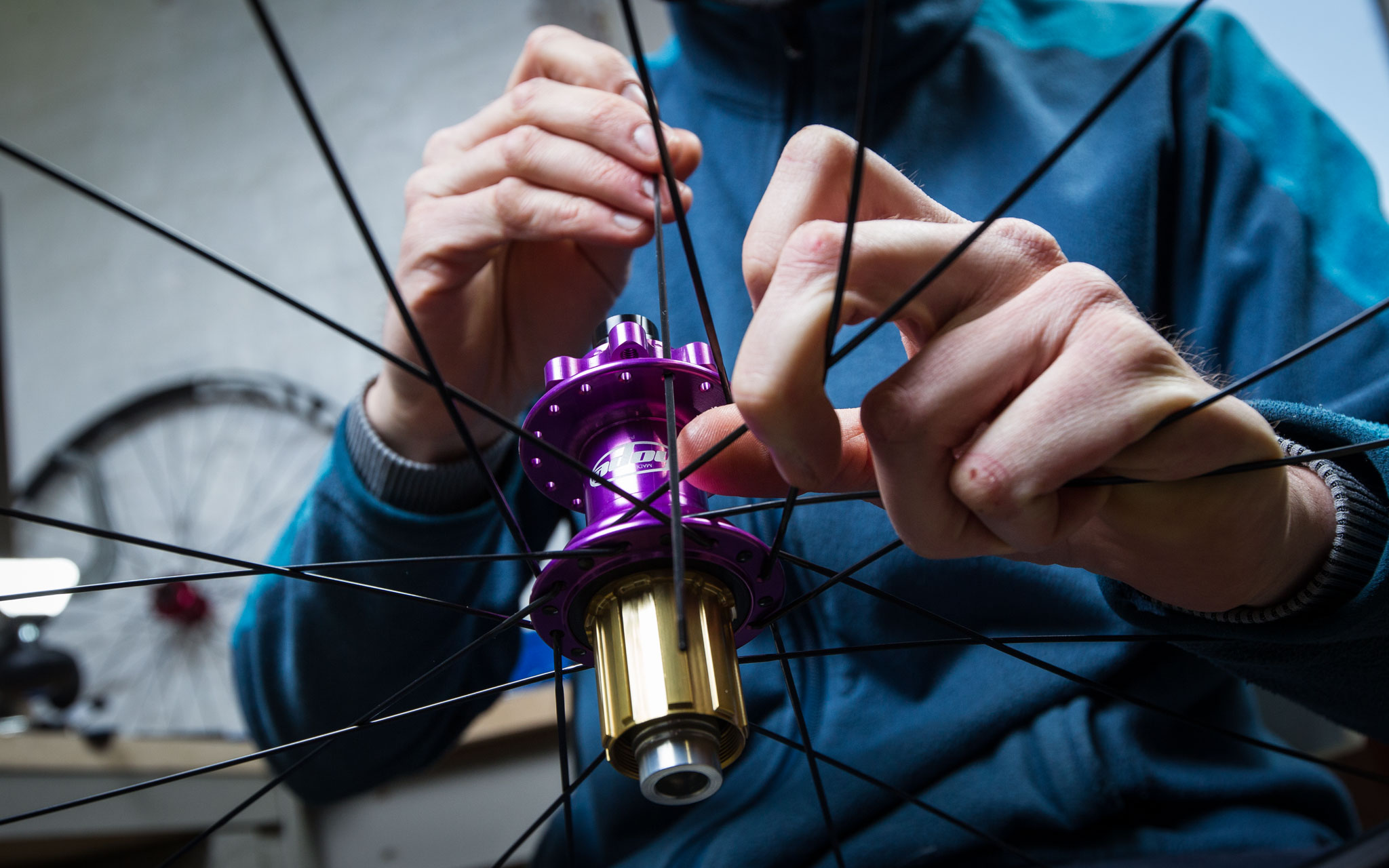 atelier velo Dévoilage de roue