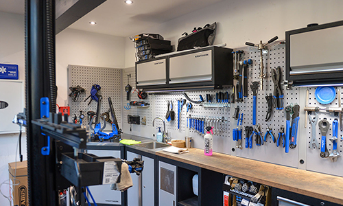 Le Comptoir du Cycle et son atelier pour réparer votre vélo