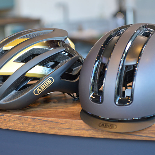 Nos casques de la marque Abus pour les cyclistes par Le Comptoir du Cycle